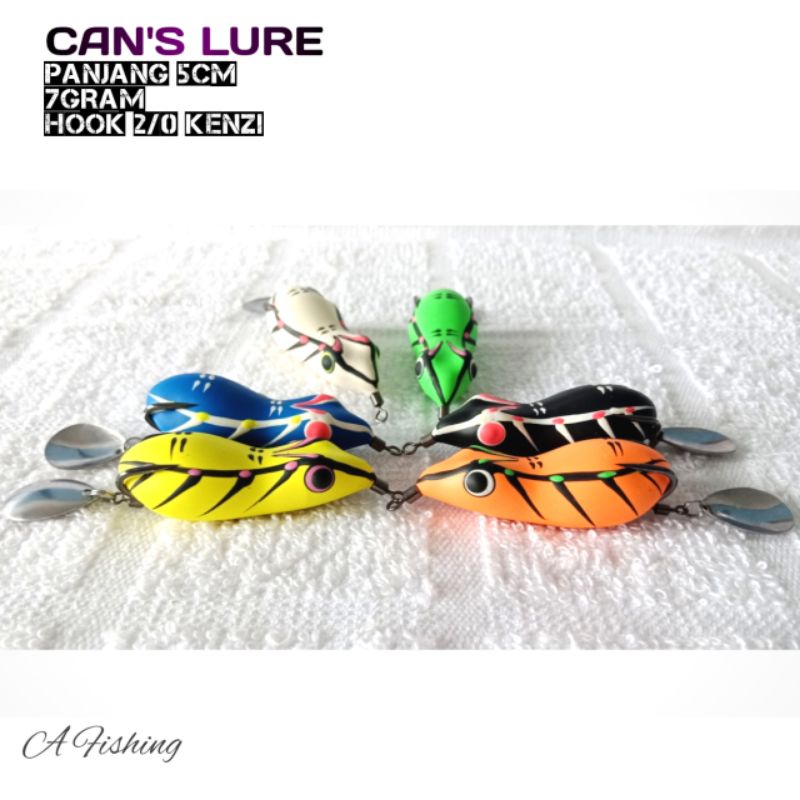 SOFT FROG CURUT 4,2CM 5CM 6CM CANS LURE I UMPAN CASTING IKAN GABUS DAN TOMAN