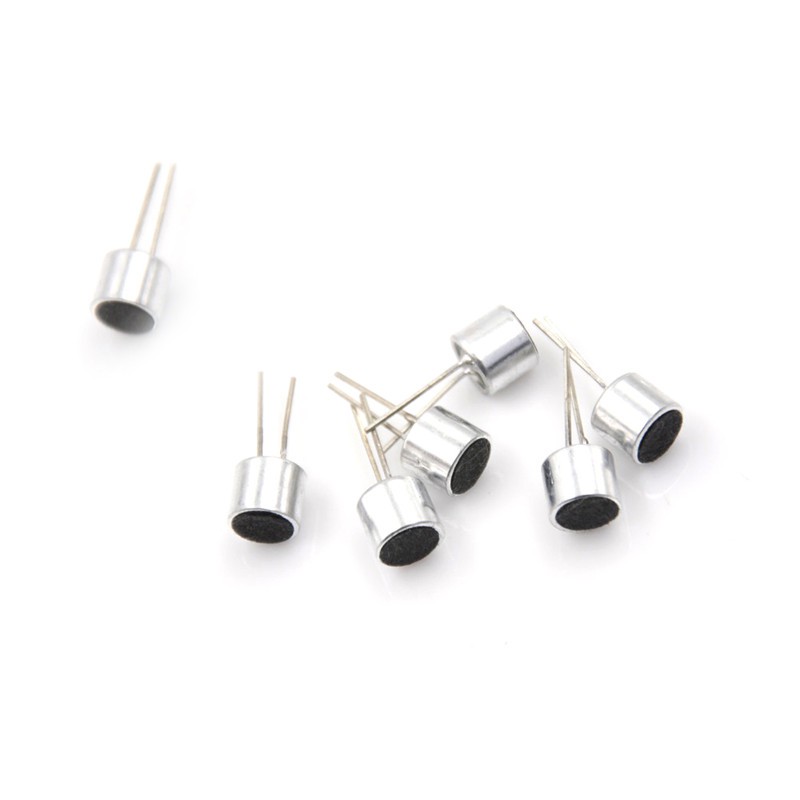 20Pcs Insert Microphone Electret 6050 dengan PCB Pins Condenser