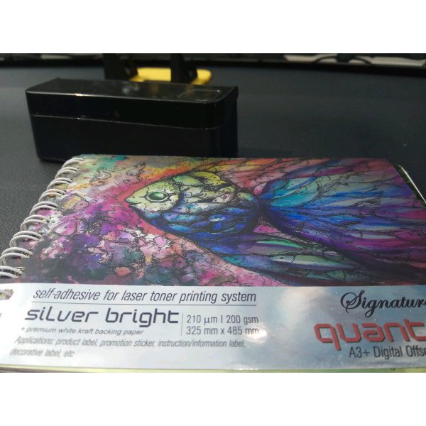 

Termurah!!! Sticker Metalize Silver A3+ QUANTAC®
