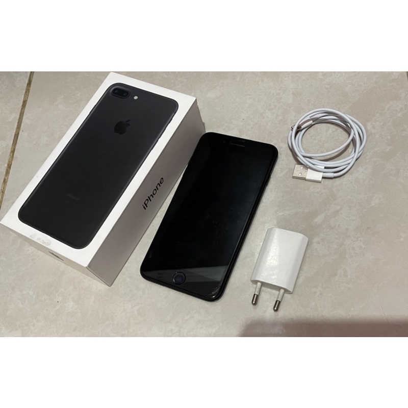iphone 7plus 128gb black  ibox  second 100  original like new mulus no refurbish