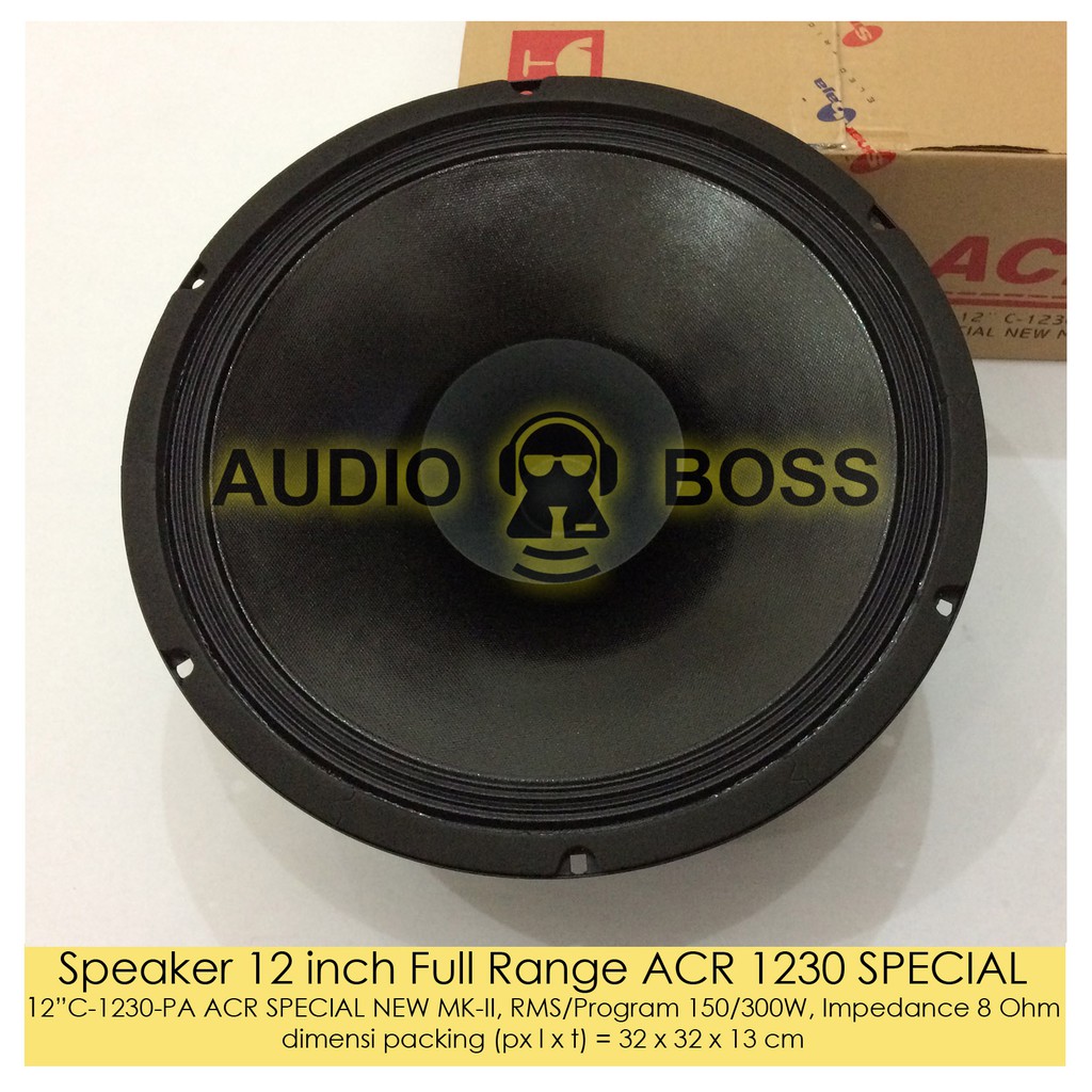 Speaker 12 Inch Full Range Acr 1230 Special Shopee Indonesia