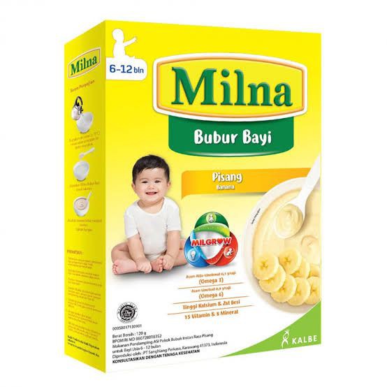 MILNA Bubur Bayi 6+/8+ 120 Gr