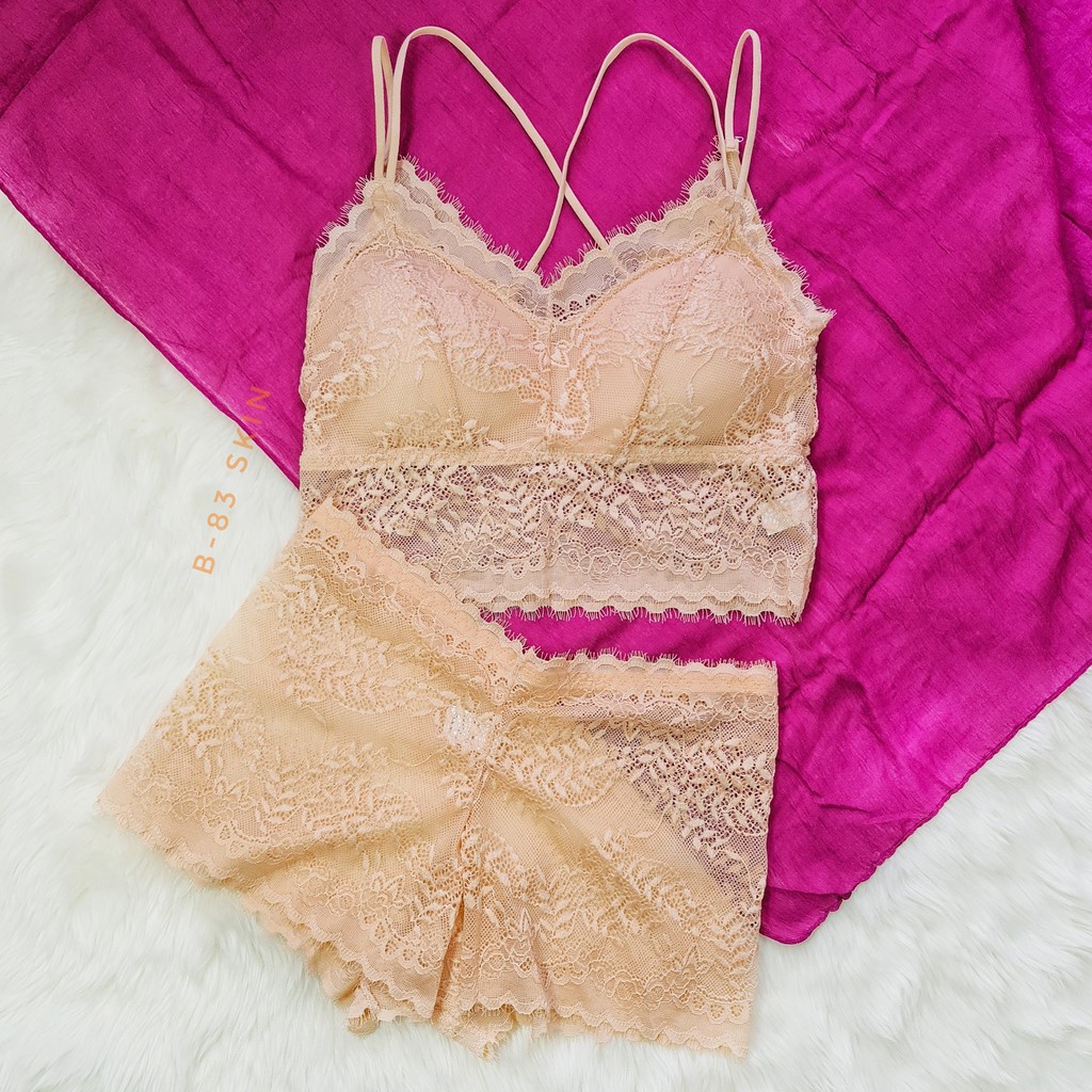 MM - Bra Set Push Up Sexy One Piece Set 6453 CD Brukat Wanita Celana Dalam Murah Tanpa Kawat-7