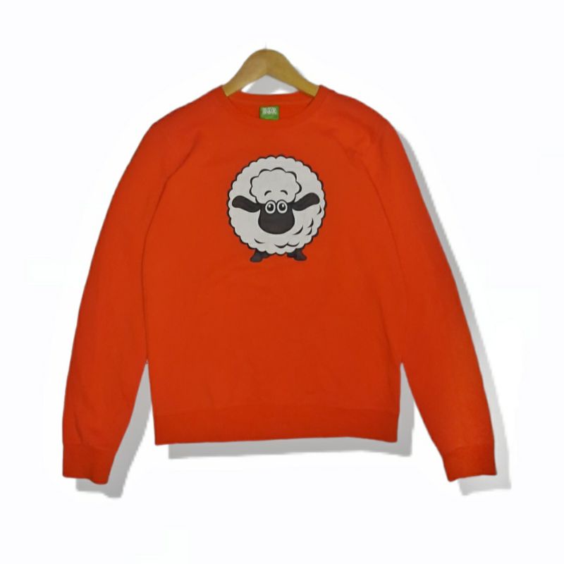 crewneck 3qr second branded original thrift lucu