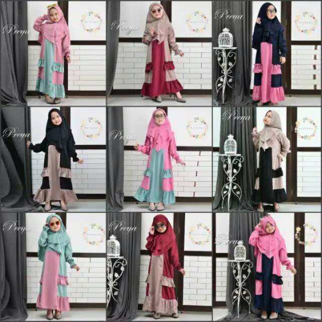 Gamis anak preya by majeda