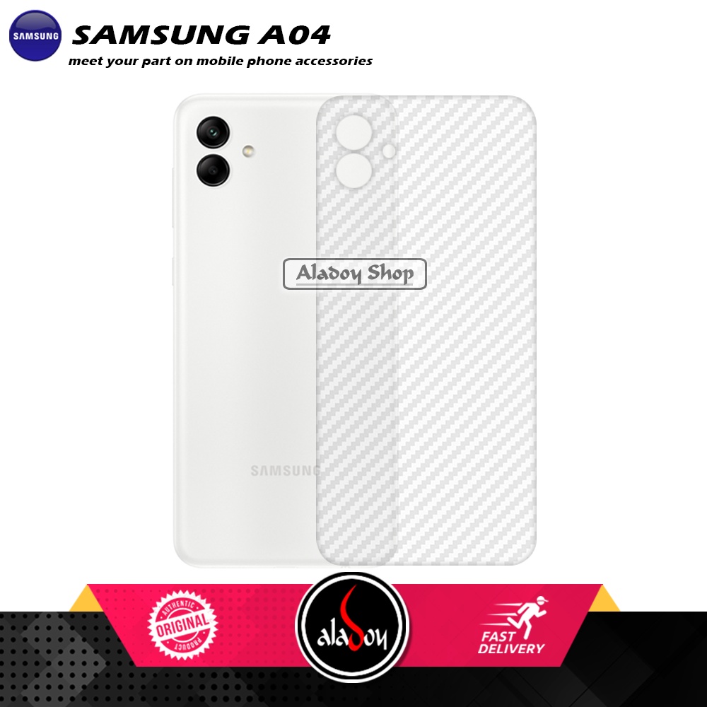 PROMO 3 IN 1 PAKET Tempered Glass SAMSUNG A04 2022 Free Tempered Glass Camera dan Skin Carbon