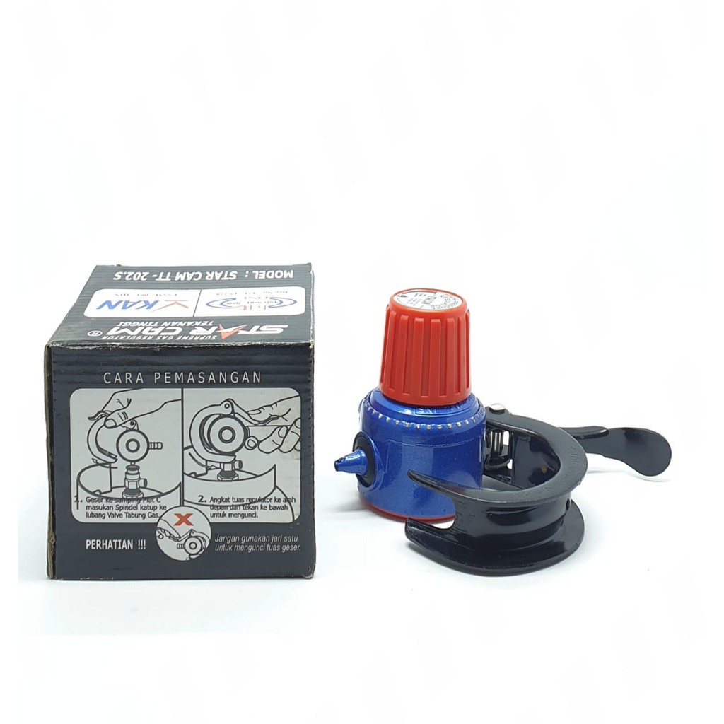 REGULATOR GAS STARCAM TT-202S TANPA METER tekanan tinggi / REGULATOR GAS KOMPOR GAS LPG