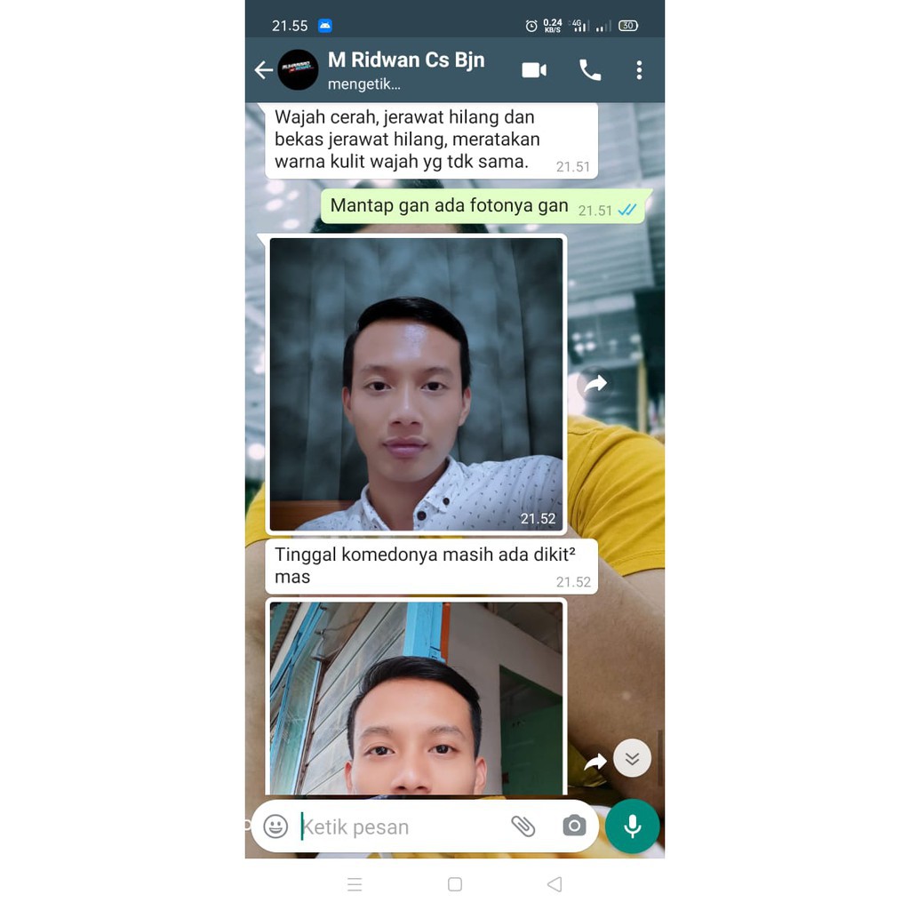 Sabun Pembersih Wajah Pria Clorismen Skincare Cowok Pemutih Wajah Pria Penghilang Jerawat C3