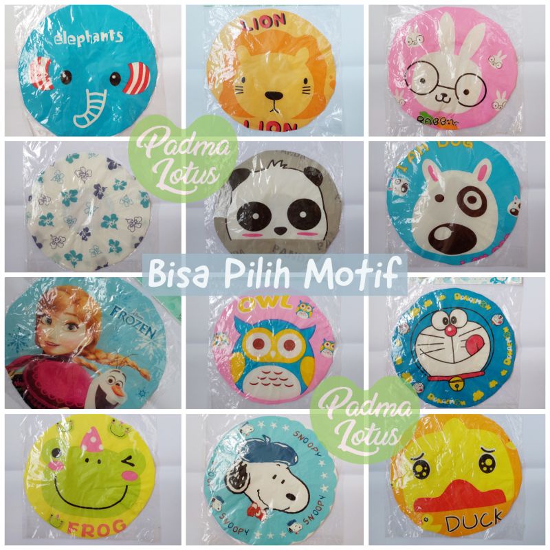 Shower Cap Topi Mandi Karakter Lucu