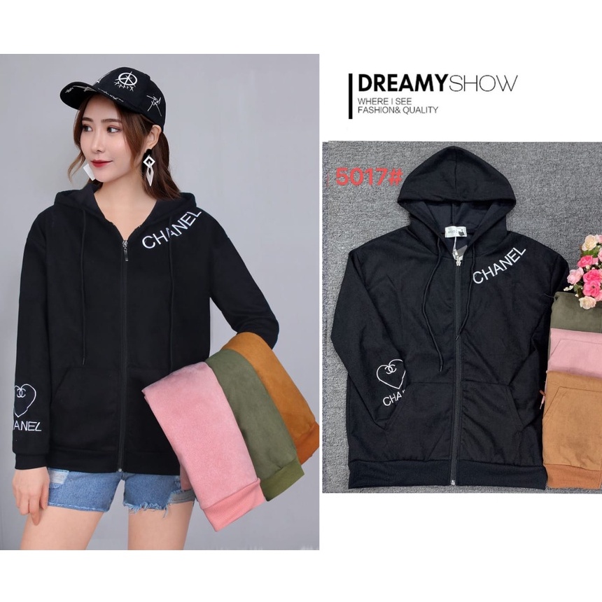 Jaket Suede Import Bordir Branded MOJO 5015-3