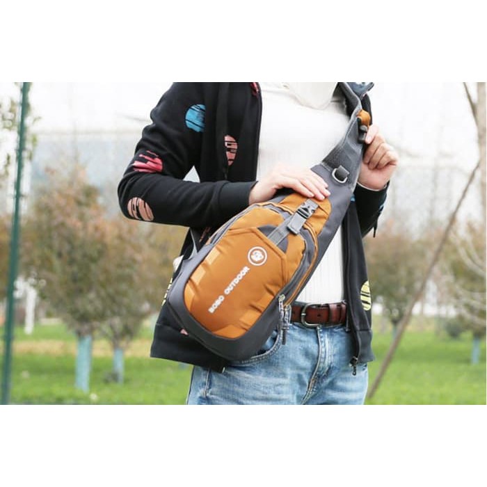 Tas Selempang Pria Outdoor Sling Bag Wanita Waist Bag Original New Branded J85