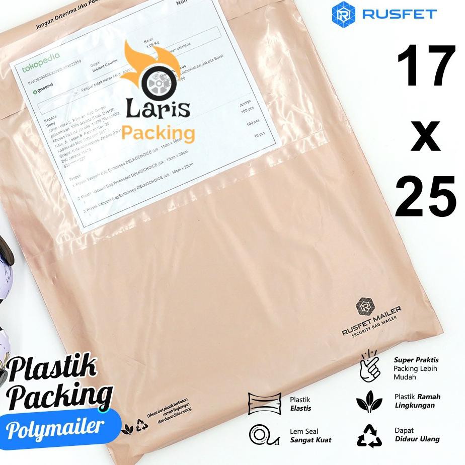 

Ready (50pcs) - Plik Polymailer | Amplop Plik Packing Online PINK 17x25 - Rusfet Pum RGB