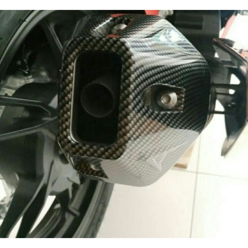 TUTUP COVER KNAPOT CARBON NEMO VARIO 125 NEW VARIO 150 NEW PNP