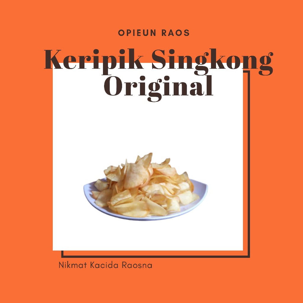 

keripik singkong original renyah gurih 250gram