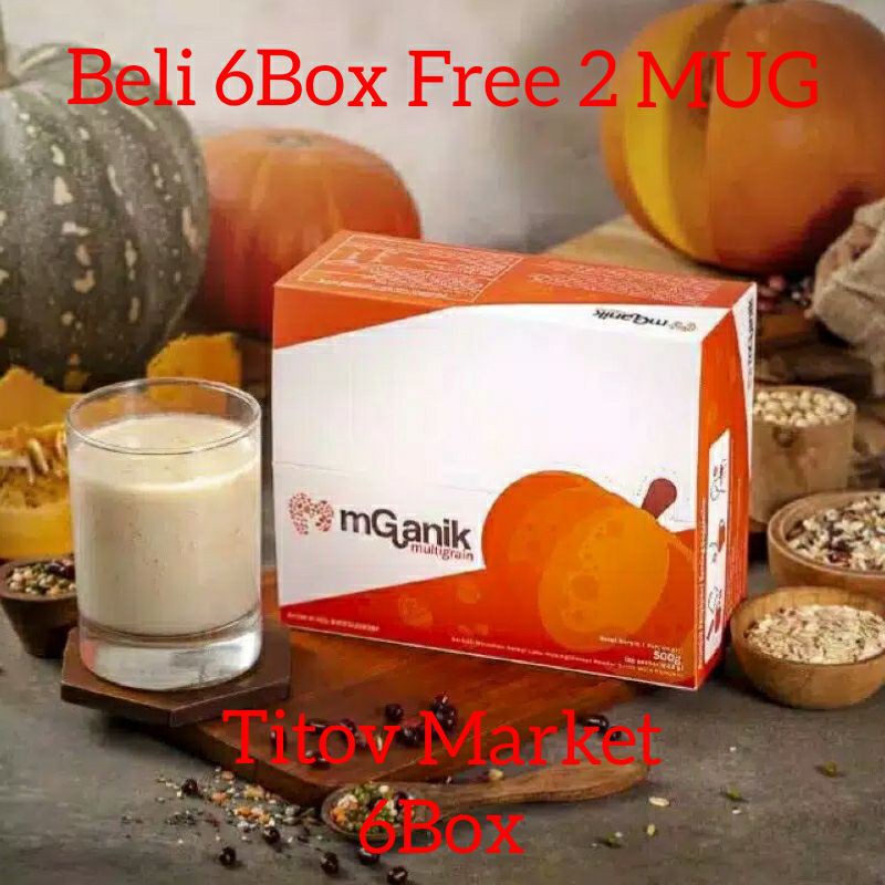 

(6BOX) MGANIK MINUMAN SEREAL DIABETES HIPERTENSI M GANIK 2SET BUKU PANDUAN SHAKER