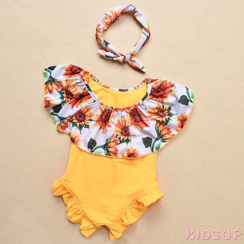 swimsuit sunflower