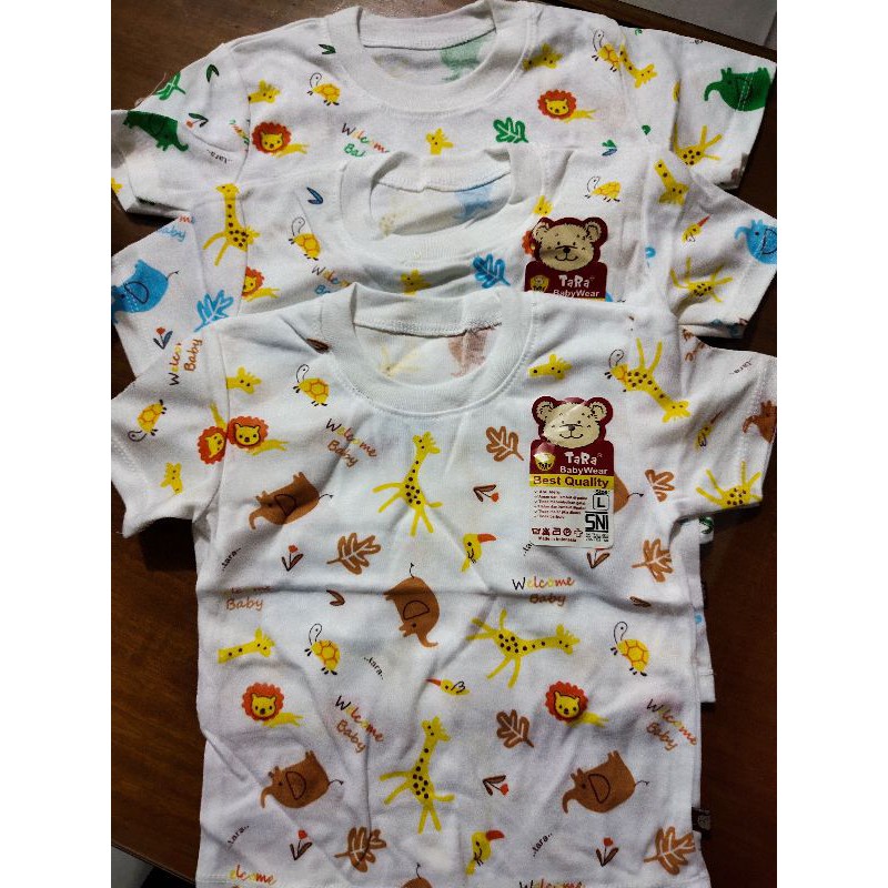 KAOS OBLONG BALITA MOTIF PRINT  TARA / OBLONG  BAYI KATUN /OBLONG BERMOTIF SNI