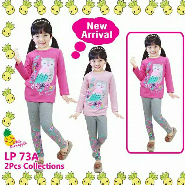 Setelan Anak Perempuan Little Pineapple