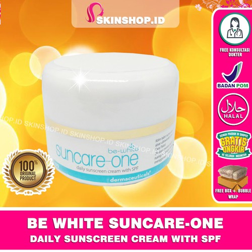 Be White Suncare-One Daily Sunscreen Cream With SPF 10gr Original / Tabir Surya BPOM Aman