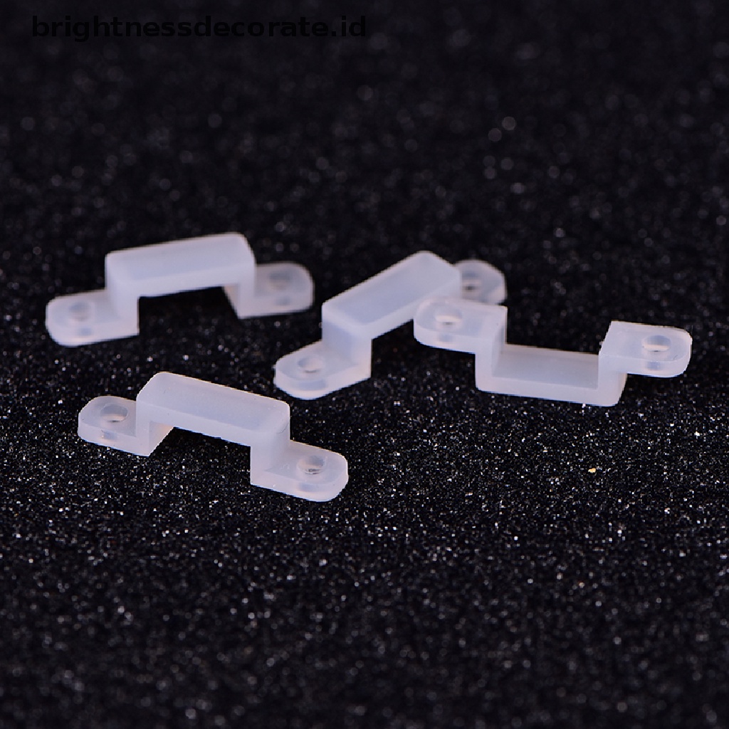 [birth] 50pcs 10/14mm soft light clamp retaining clips silica gel fixer silicone clip [ID]