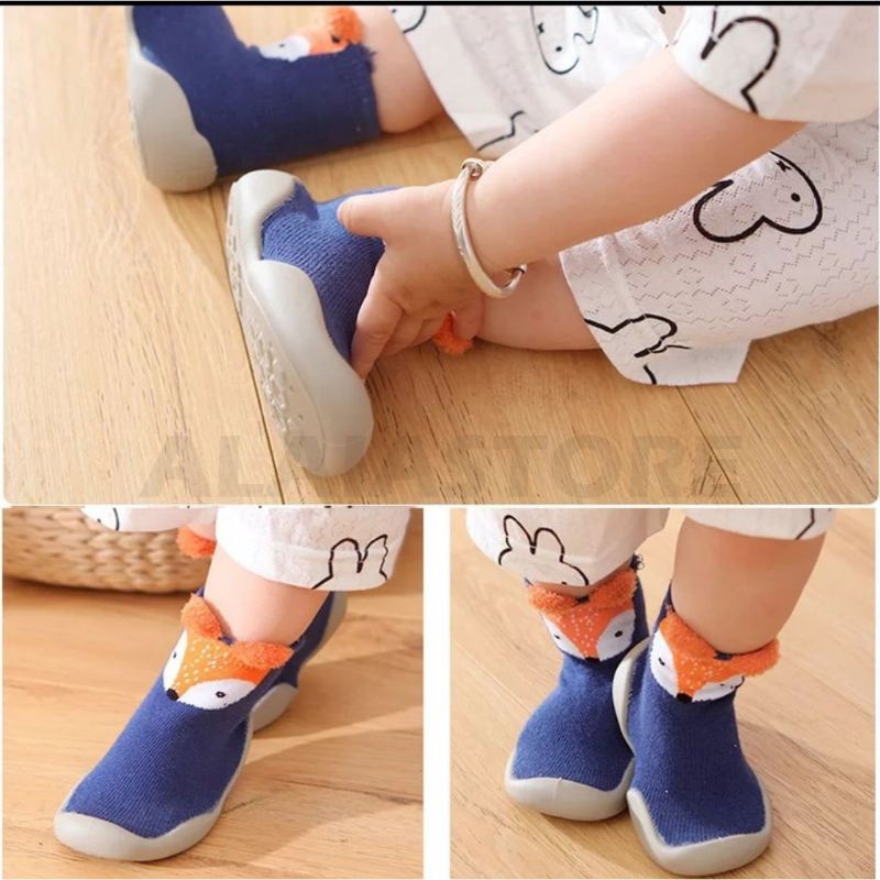 Prewalker Little Monster sepatu bayi anak impor anti selip