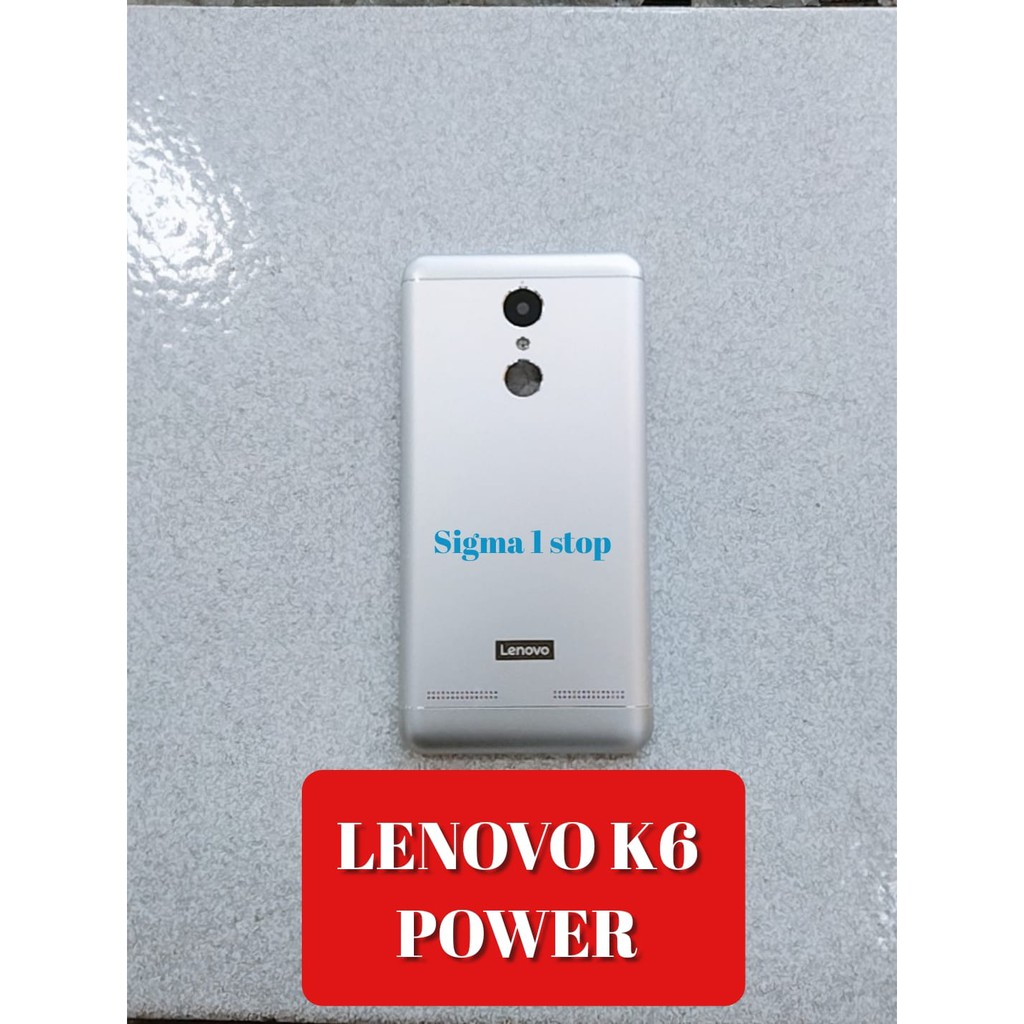 LENOVO K6 POWER CASING BACK DOOR  COVER  CASE  TUTUP BATERAI  KESING BELAKANG