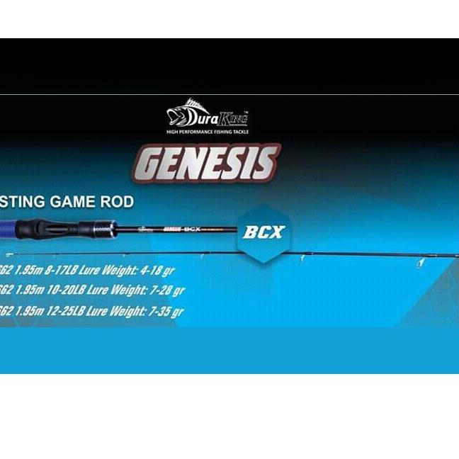 [KODE PRODUK EECZU9985] Rod Joran Duraking Genesis GBC 662 Bait Casting Game BCX