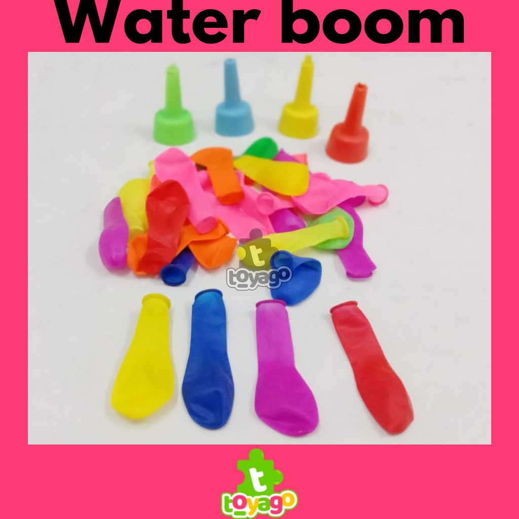 Water Boom Lembaran/Balon Air Corong Isi 20 Pcs Grosir Murah