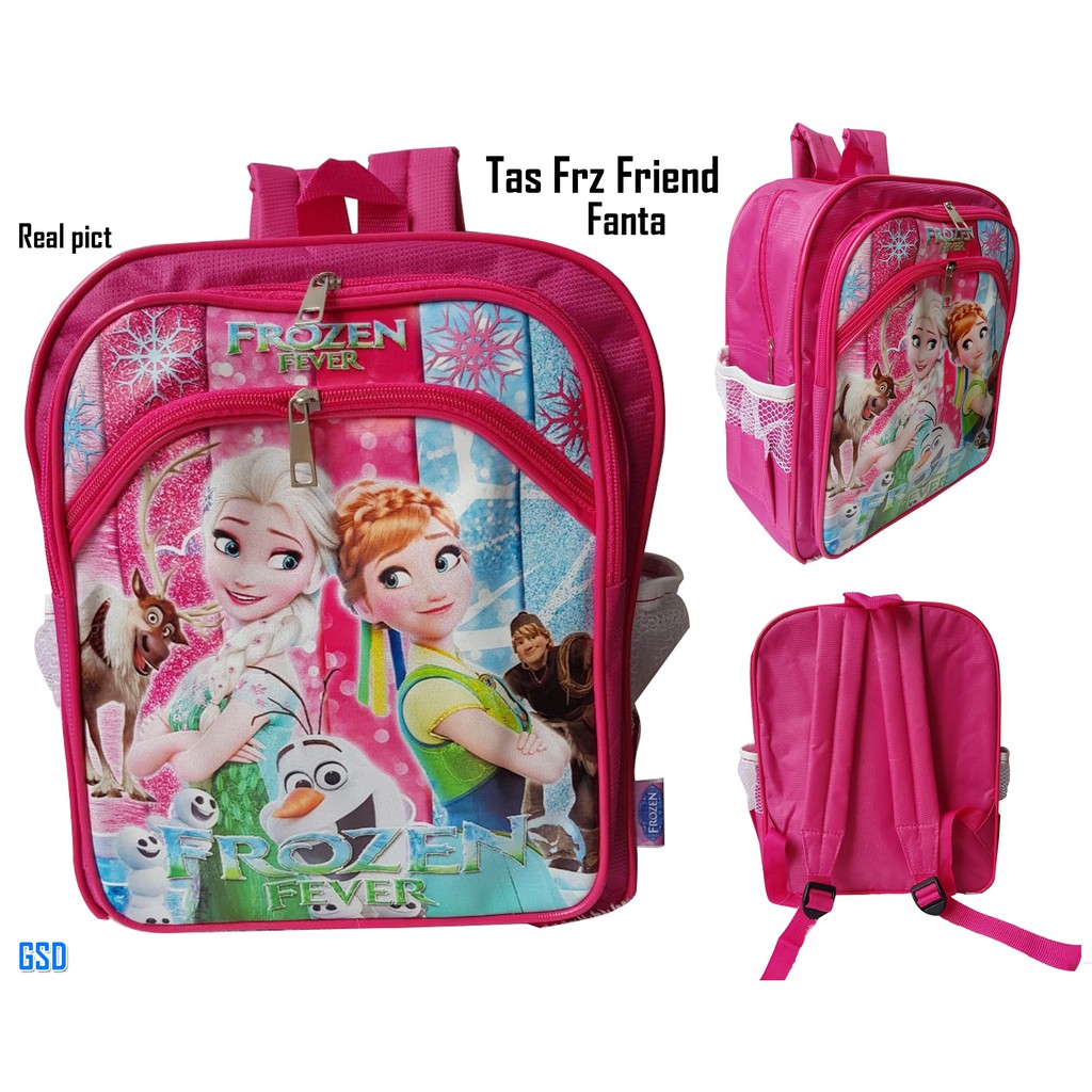 Tas Frz friend/tas anak perempuan/ransel anak sekolah motif kartun/tas punggung anak sekolah murah