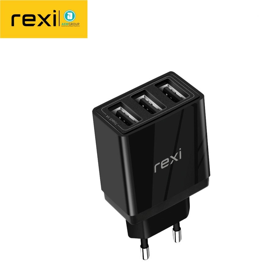 CHARGER REXI 3 USB MICRO FAST CHARGING 3.1A CF31-M