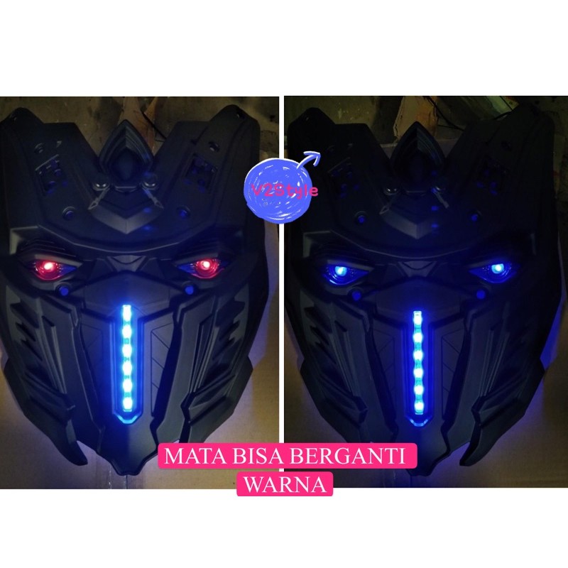 Tameng LED Windshield Kedok TRANSFORMERS OPTIMUS NEW NMAX 2020 ADV 15p TERBARU