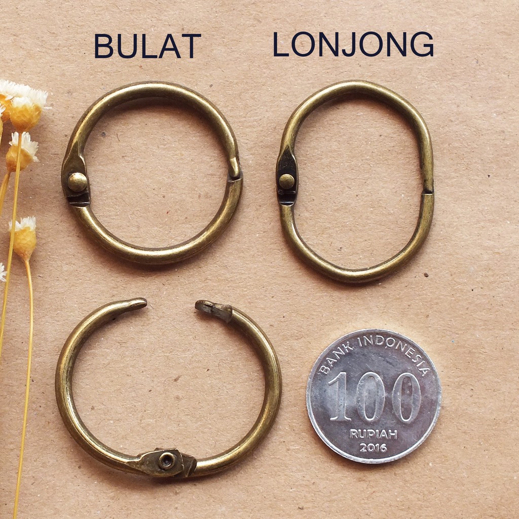 Metal Clasp O Ring Buka Tutup Kaitan Gantungan  Kunci  BHN31 