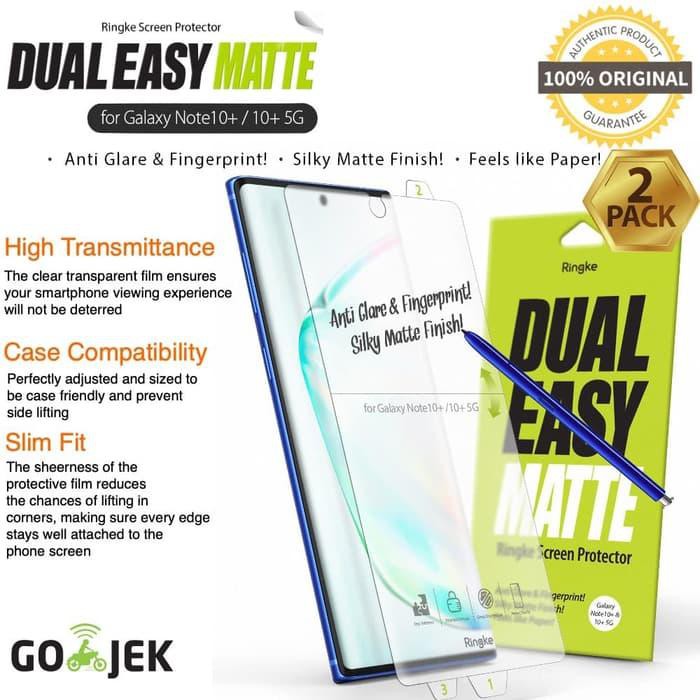 Anti Gores Ringke Dual Easy Samsung Note 10 Plus Note 10 Not Tempered - Note 10 Plus, Wing