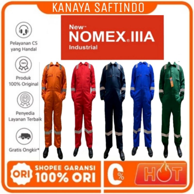 Coverall Nomex IIIA / Wearpack Anti Api Orange Nomex IIIA