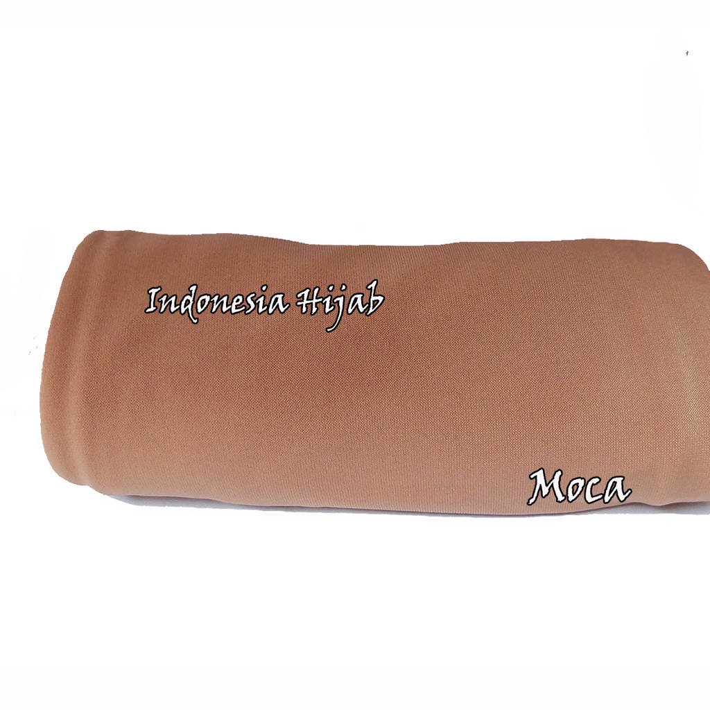 Rok Panjang Jersey Polos Tebal Tidak Nerawang Uk Standart-moca