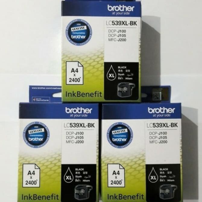 

Terlaris Tinta Brother Lc 539 Xl Black Original Lc539Xl Promo