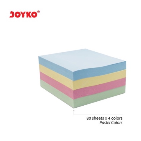 

MEMO STICK JOYKO MMS-1P / Sticky Notes Note Memo Tempel joyko Warna Pastel 76 X 76 MM MMS-1P / MMS 1P