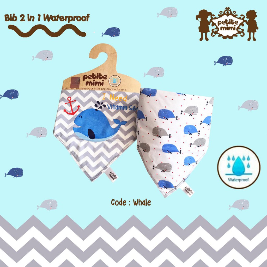 Petite Mimi Bib 2 In 1 Waterproof