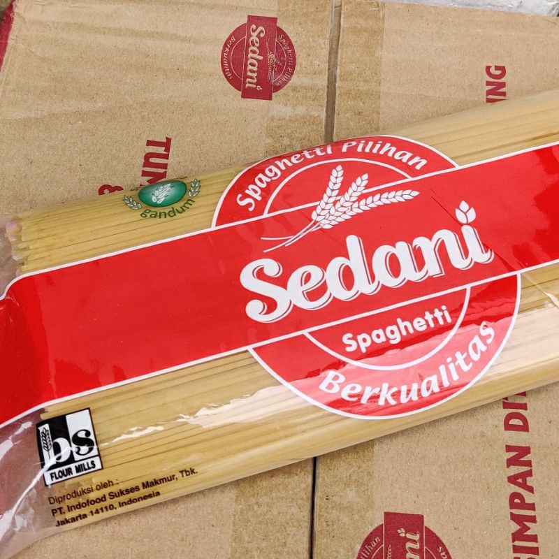 Spagetti / Mie Spaghetti Sedani 1kg by Indofood Bogasari READY Grosir