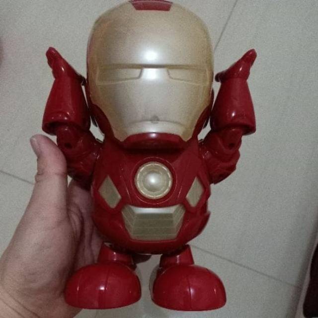 Dancing Robot iron man smart dance robot super hero