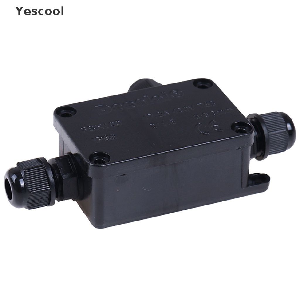 Yescool 3Way IP66 outdoor waterproof cable connector junction box with terminal 450v .