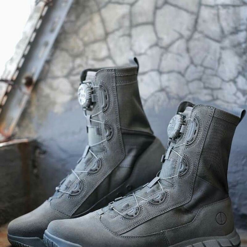 Sepatu PDL TNI POLRI Boa Parabellum Xtrack Tundra Grey Original