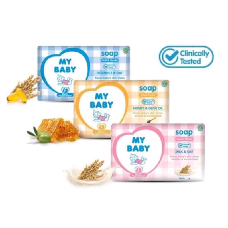 My baby Soap 60 gram/ Sabun Batang My Baby 60 grm