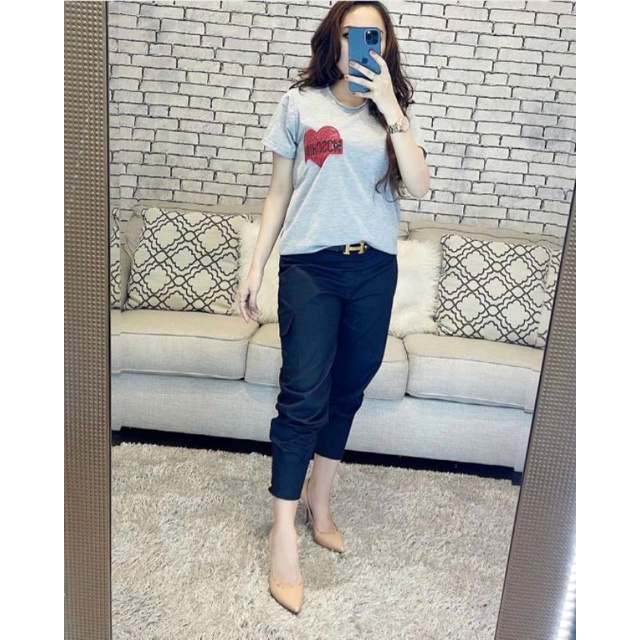 TSHIRT MOSCHNO CASUAL /ATASAN WANITA / FASHION WANITA NOB