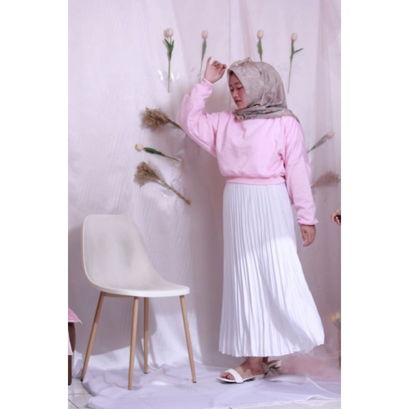 OVERSIZE CROOP SWEATER II SWEATER WANITA CROOP