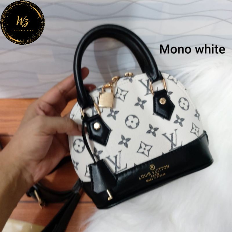 FREE PAPERBAG IMPORT / SLEMPANG LV ALMA MINI IMPORT TOP HANDLE BATAM BAG | TAS BRANDED LV ALMA SMALL