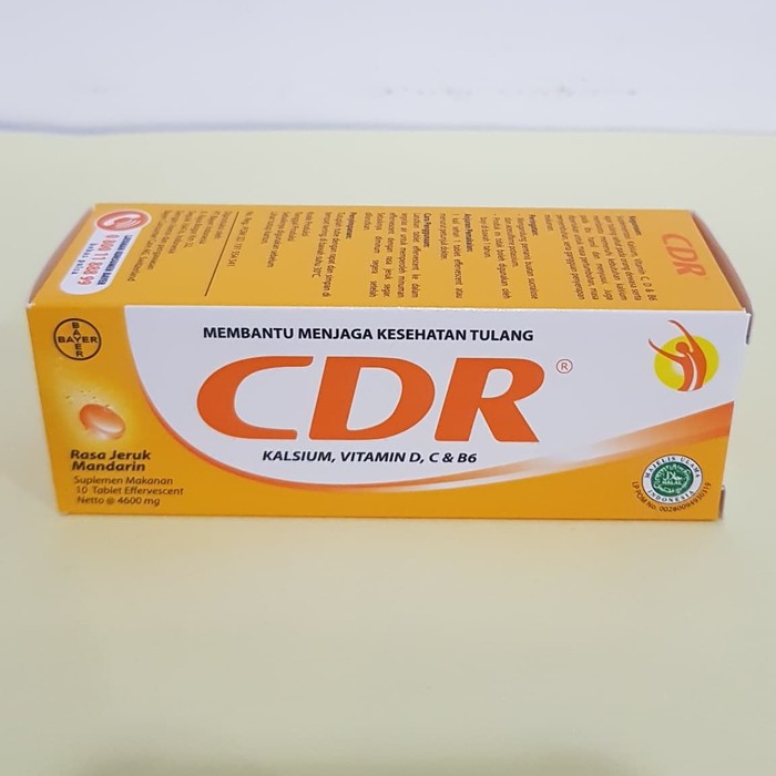 CDR Rasa Jeruk Mandarin 10 Tablet