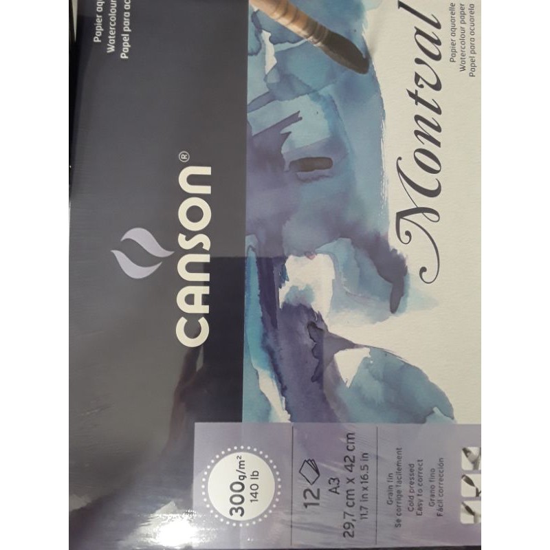 

Kertas Watercolor A3 300g Canson