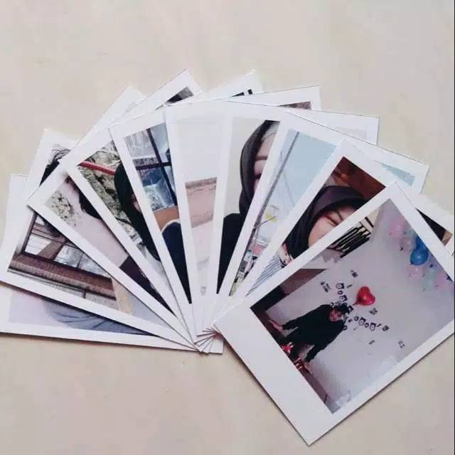 CETAK FOTO POLAROID 2R LAMINASI GLOSY 100FOTO