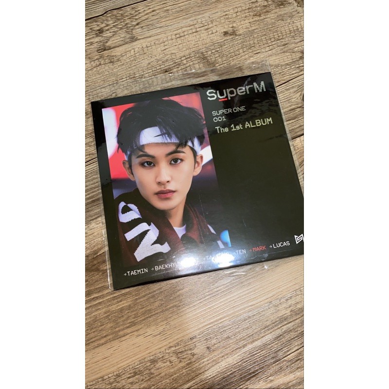 Superm Signed LP poster Mark